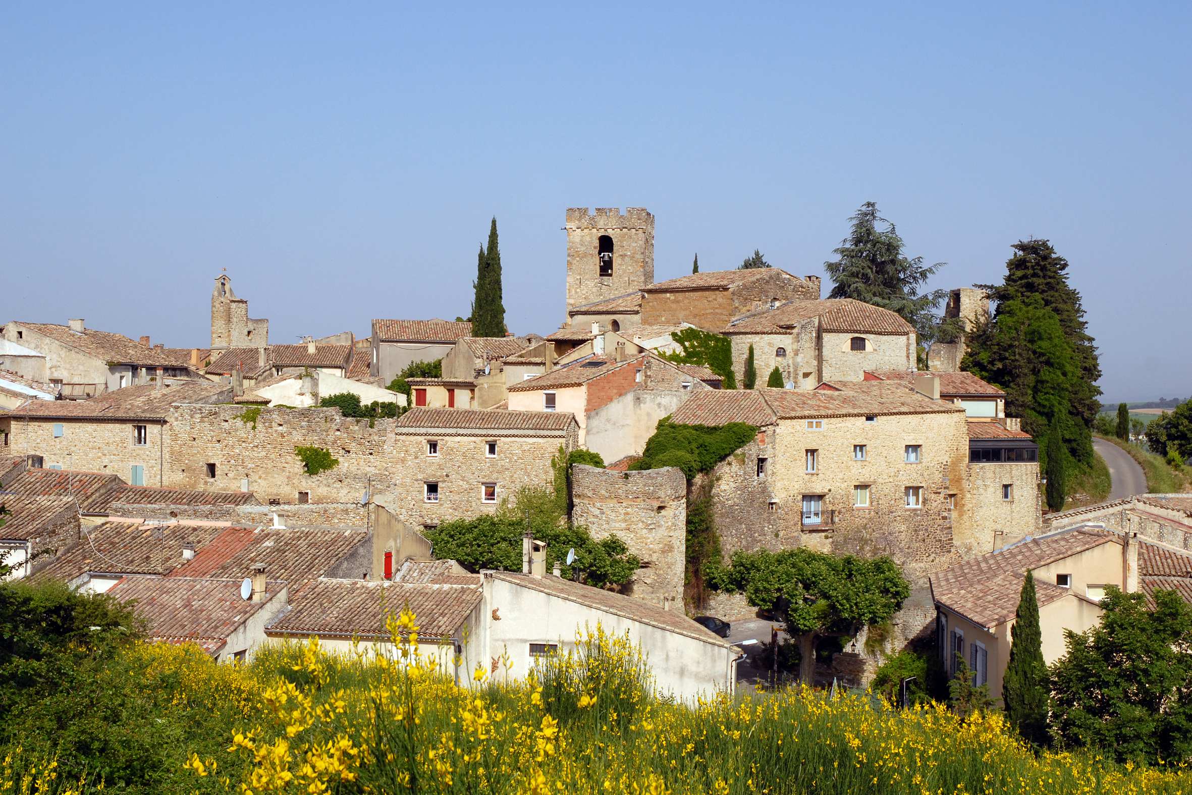 Vue du village de Villedieu