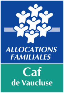 Logo de la caisse d'allocations familiales.